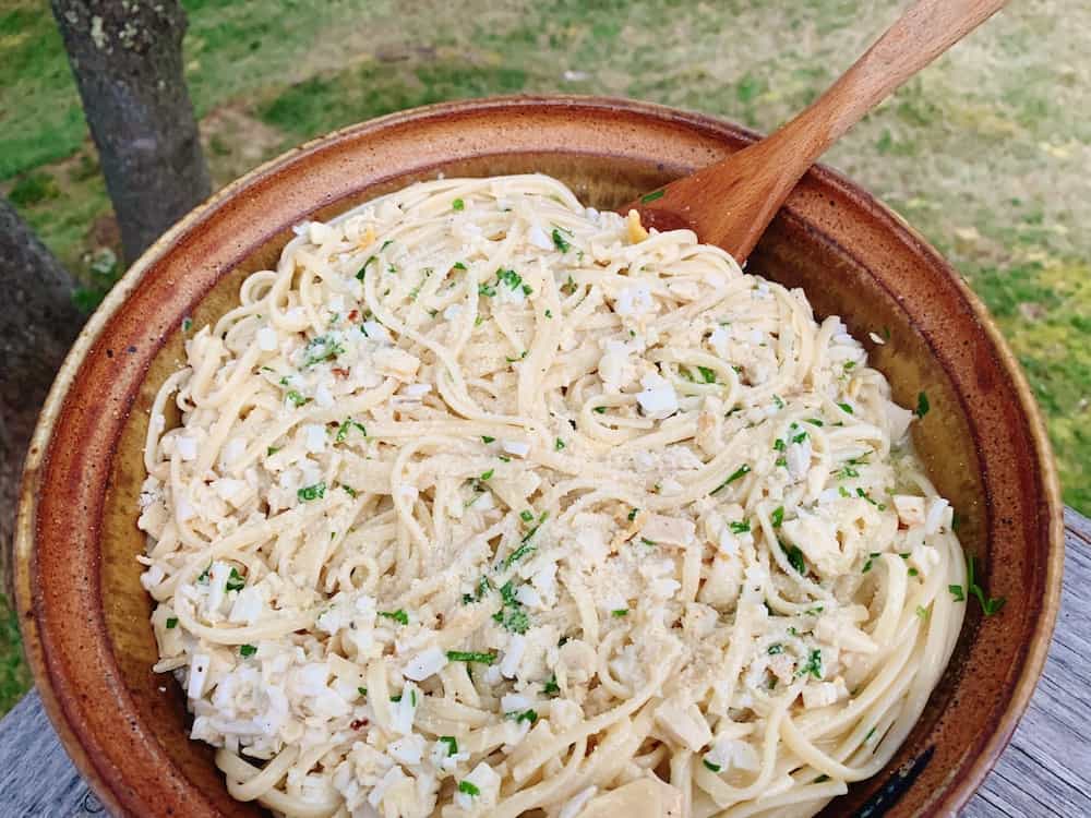 Linguini with canned clams is a favorite dish in our family.