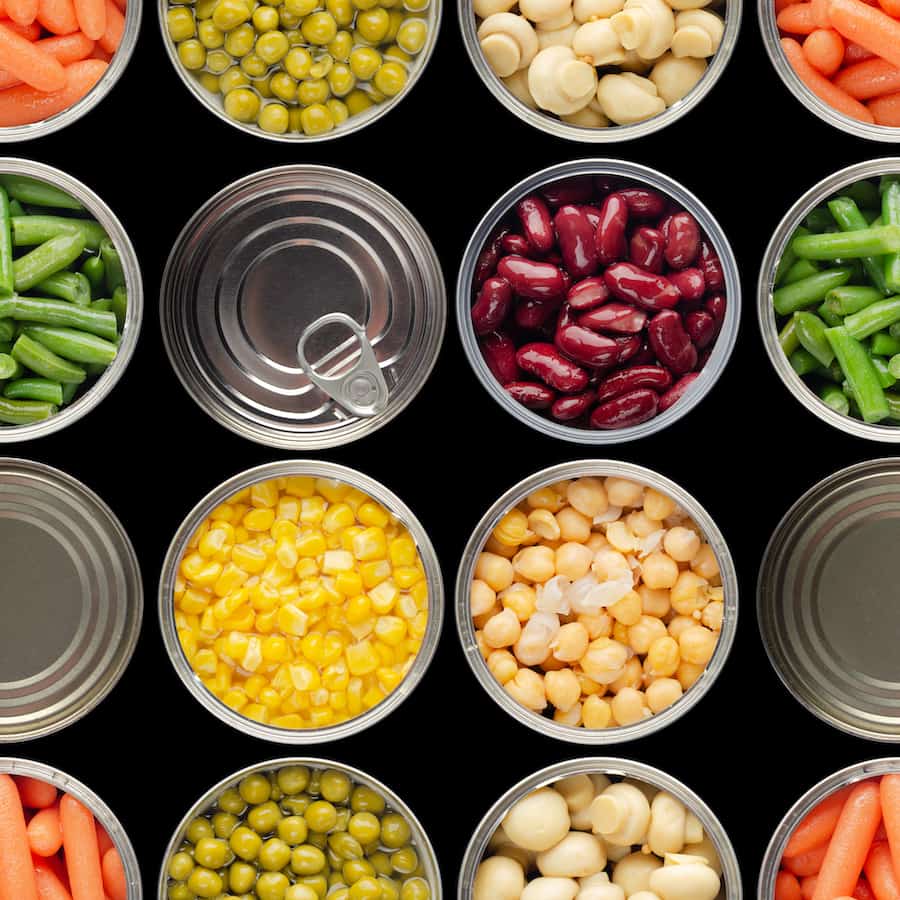 Contrary to their bad rap, canned foods actually can help you eat the rainbow if you choose the healthy ones!