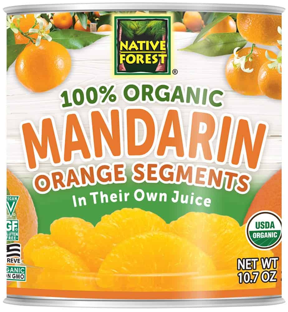 Canned mandarin oranges are loved by many campers for these bright fresh flavor.