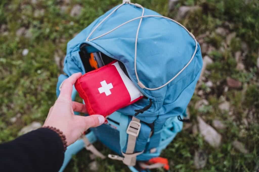 A first aid kit is necessary whenever you head outdoors for an extended period of time. This is a camping safety tip that cannot be forgotten about.