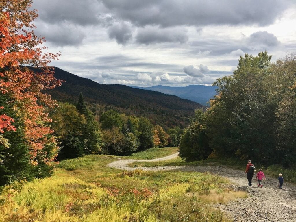 Hiking in Stowe around the fall season is over the top beautiful!