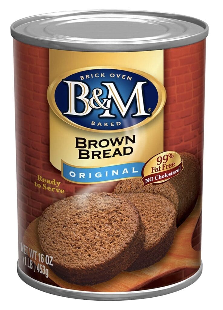 Canned brown bread is a classic New England tradition.