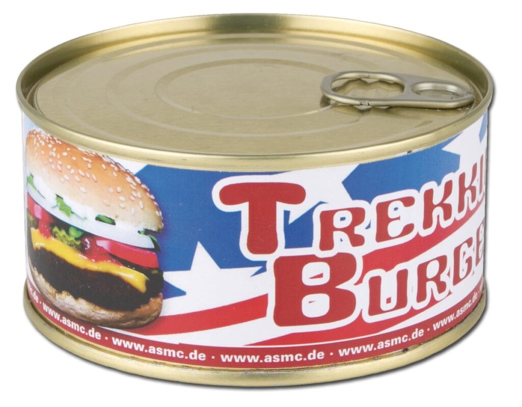 A canned burger is a thing that actually exisits. Will you try it?