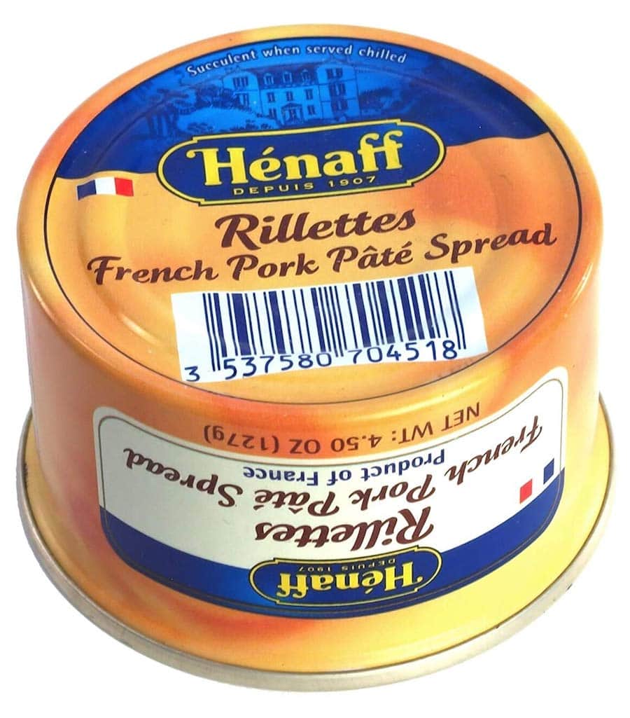 Canned paté can really add to a special camping experience. Bring along some bubbly and some nice cheese!