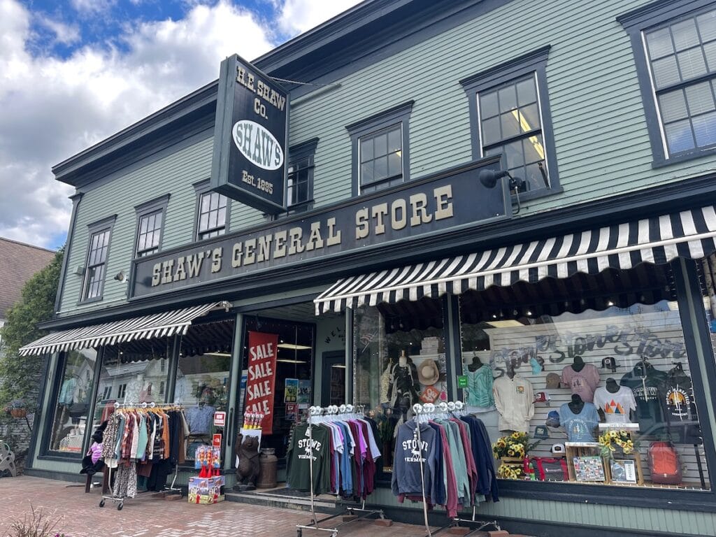 Shaw's General Store is a Stowe mainstay worth stopping in to shop at!